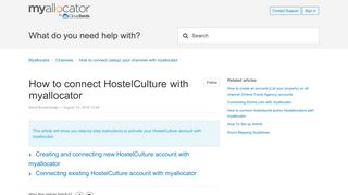 
                            12. How to connect HostelCulture with myallocator – Myallocator