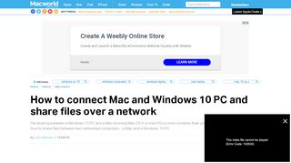 
                            1. How to connect Mac and Windows 10 PC and share files over a ...