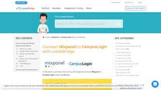 
                            10. How to connect Mixpanel to Campus Login | LeadsBridge ...