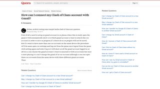 
                            1. How to connect my Clash of Clans account with Gmail - Quora