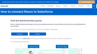 
                            7. How to connect Resco Mobile Solution to Salesforce - Resco.net