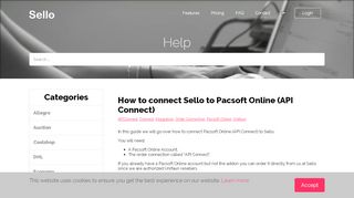 
                            12. How to connect Sello to Pacsoft Online (API Connect) - Sello
