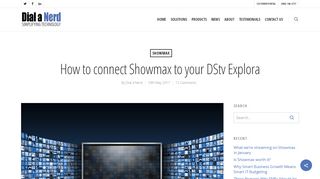 
                            10. How to connect Showmax to your DStv Explora - Dial a Nerd