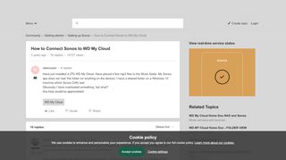
                            11. How to Connect Sonos to WD My Cloud | Sonos Community
