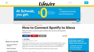 
                            13. How to Connect Spotify to Alexa - Lifewire