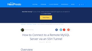 
                            12. How to Connect to a Remote MySQL Server via an SSH Tunnel