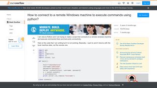 
                            1. How to connect to a remote Windows machine to execute commands ...