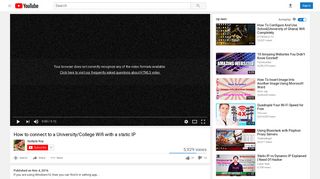 
                            2. How to connect to a University/College Wifi with a static IP - YouTube