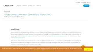 
                            13. How to connect to Amazon S3 with Cloud Backup Sync? - QNAP