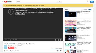 
                            8. How to connect to AppOnFly using Web Browser - YouTube