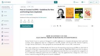 
                            10. How to Connect to EPRS - Guidelines for New and Existing Users ...