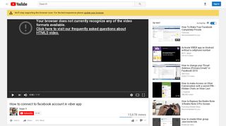 
                            3. How to connect to facebook account in viber app - YouTube