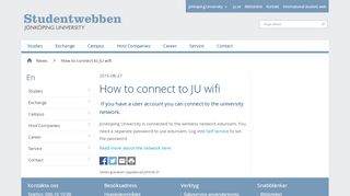 
                            10. How to connect to JU wifi - Student Web | Jönköping University ...