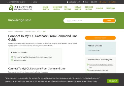 
                            9. How to connect to MySQL from the command line
