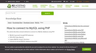 
                            4. How to connect to MySQL using PHP