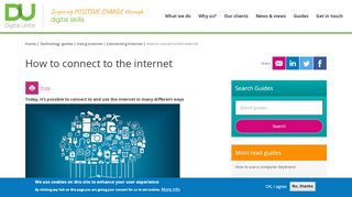 
                            6. How to connect to the internet | Digital Unite