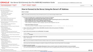 
                            1. How to Connect to the Server Using the Server's IP Address - Sun ...