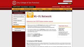 
                            11. How to Connect to WiFi - City College of San Francisco