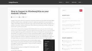 
                            12. How to Connect to Wireless@SGx on your Android / iPhone ...