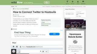 
                            13. How to Connect Twitter to Hootsuite: 4 Steps (with Pictures)