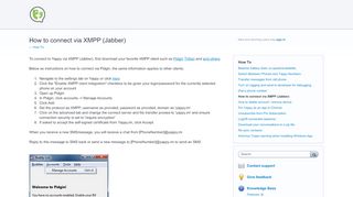 
                            11. How to connect via XMPP (Jabber) – Yappy Support Portal