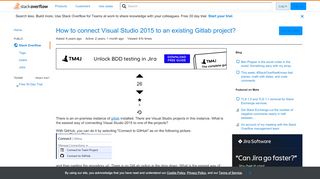 
                            3. How to connect Visual Studio 2015 to an existing Gitlab project ...