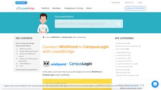 
                            5. How to connect WishPond to Campus Login | LeadsBridge ...