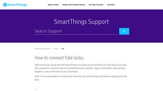 
                            11. How to connect Yale locks – SmartThings Support