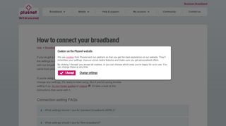 
                            4. How to connect your broadband | Help & Support - Plusnet