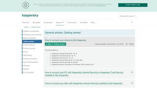 
                            6. How to connect your device to My Kaspersky