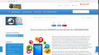 
                            5. How to connect your DVR/NVR over the internet Via a WEB BROWSER