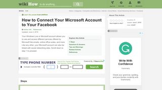 
                            13. How to Connect Your Microsoft Account to Your Facebook: 8 Steps