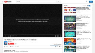 
                            6. How To Connect Your Miniclip Account To Facebook - YouTube