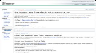 
                            7. How to connect your Squeezebox to test.mysqueezebox.com ...