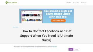
                            10. How to Contact Facebook and Get Support When You Need It ...
