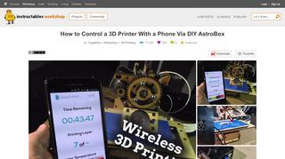 
                            8. How to Control a 3D Printer With a Phone Via DIY AstroBox: 11 ...