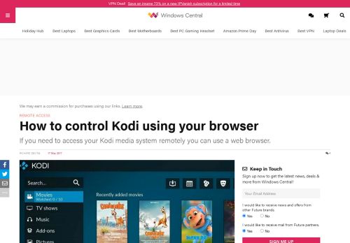 
                            9. How to control Kodi using your browser | Windows Central