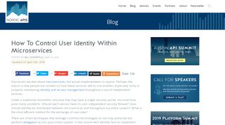 
                            5. How To Control User Identity Within Microservices | Nordic APIs |
