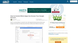 
                            9. How to Control Which Apps Can Access Your Google Account - The ...