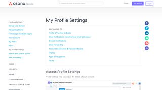 
                            13. How to control your profile settings in Asana | Product guide · Asana