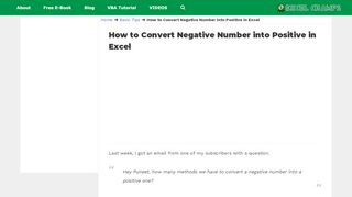 
                            9. How to Convert Negative Number into Positive [Top 7 Methods] in Excel