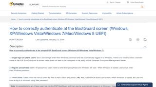 
                            4. How to correctly authenticate at the BootGuard screen (Windows XP ...