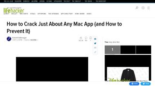 
                            5. How to Crack Just About Any Mac App (and How to Prevent It)