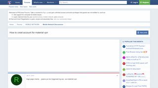 
                            2. How to creat account for material vpn | Pinoy Internet and ...