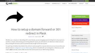 
                            6. How to create a 301 redirect with Plesk | How to create a domain ...