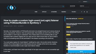 
                            1. How to create a custom login event (onLogin) listener using ...