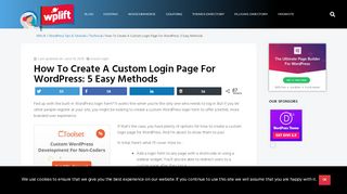 
                            4. How To Create A Custom Login Page For WordPress: 5 Easy Methods