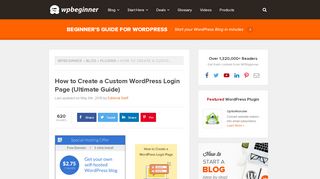 
                            11. How to Create a Custom Login Page for WordPress - WPBeginner