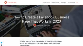 
                            8. How to Create a Facebook Business Page That Works in 2019