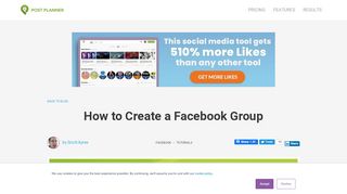 
                            10. How to Create a Facebook Group - Post Planner